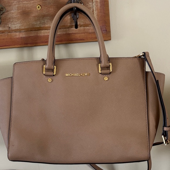 Michael Kors Brown Satchel Bag - Picture 1 of 8